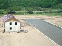 строительство коттеджного поселка Венеция июнь 2009