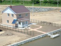 строительство коттеджного поселка Венеция июнь 2009