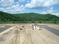 строительство коттеджного поселка Венеция июнь 2009