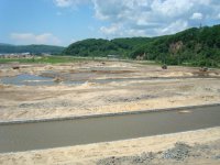 строительство коттеджного поселка Венеция июнь 2009