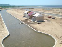 строительство коттеджного поселка Венеция июнь 2009