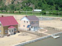 строительство коттеджного поселка Венеция июнь 2009