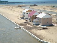 строительство коттеджного поселка Венеция июнь 2009