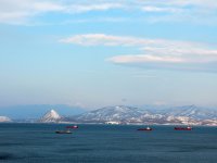 "Сестра", вид через залив