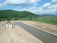 строительство коттеджного поселка Венеция июнь 2009